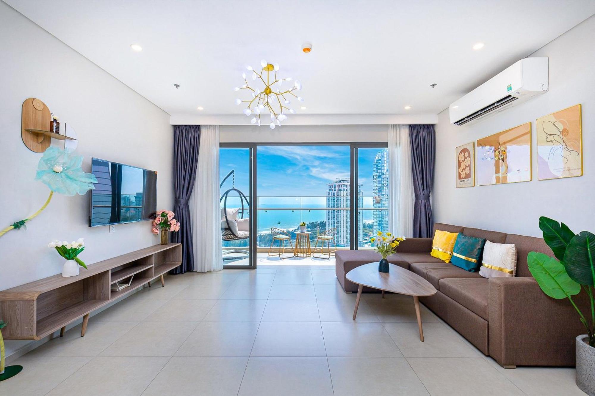 The Song Apartment Near The Beach - Havilla Vung Tau Exteriör bild